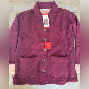 Boston Traders women's sherpa-lined corduroy jacket